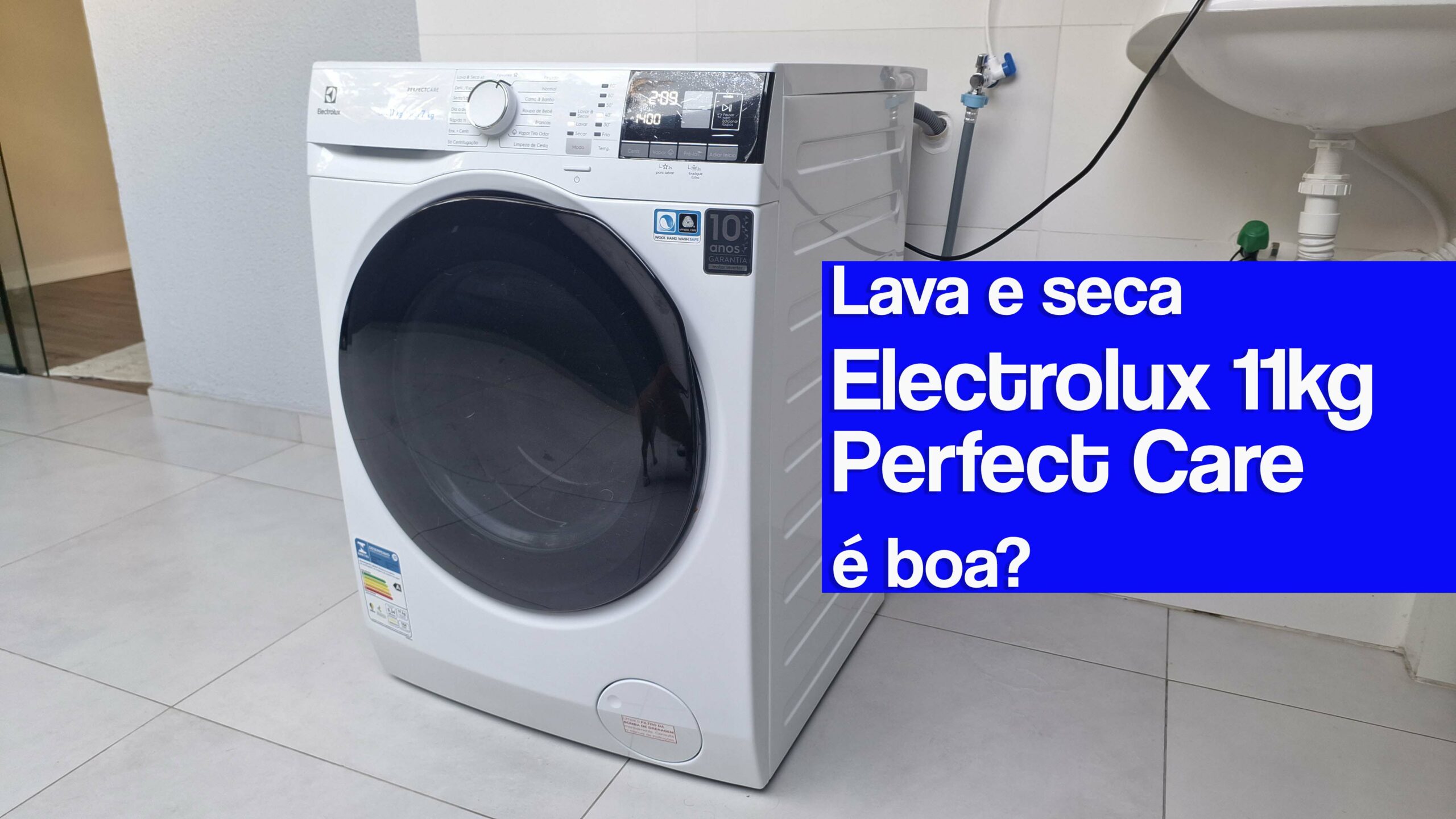 Lava e seca Electrolux 11kg Perfect Care é boa? Prós e Contras